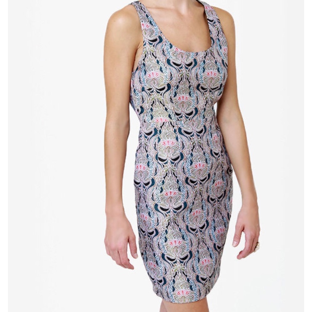 Carla Brocade Dress